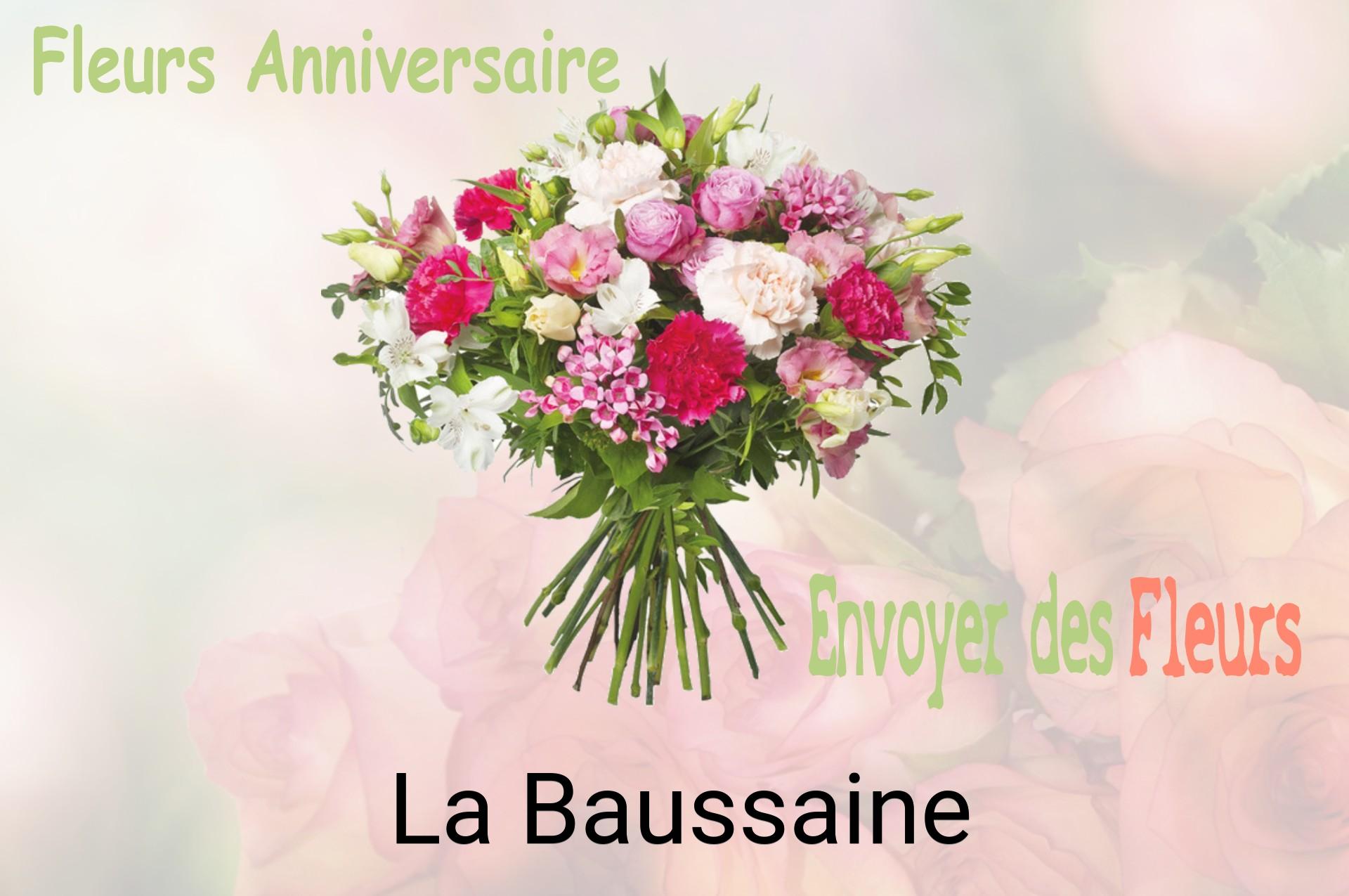 Bouquet de fleurs d’anniversaire livré à La Baussaine